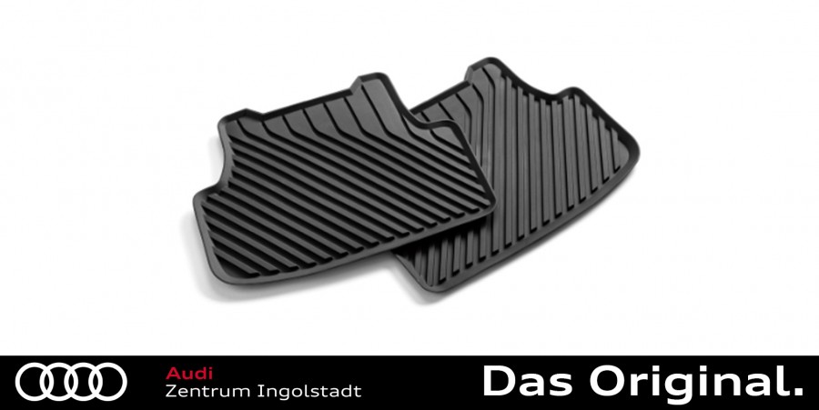 Original Audi A3 Sportback / Limousine (8Y) Gummifußmatten Satz Hinten  8Y4061511 041