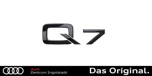 Original Audi Ringe Emblem A3 (8V) Sportback Logo Aufkleber Black Edition  schwarz glänzend