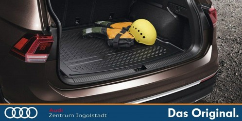 Kofferraumwanne Laderaumwanne für VW Tiguan 2 Facelift ab 2020- Varioboden  oben