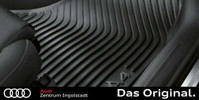 Original Audi A5 (B9) Gummi Fußmatten vorne mit A5 Logo
